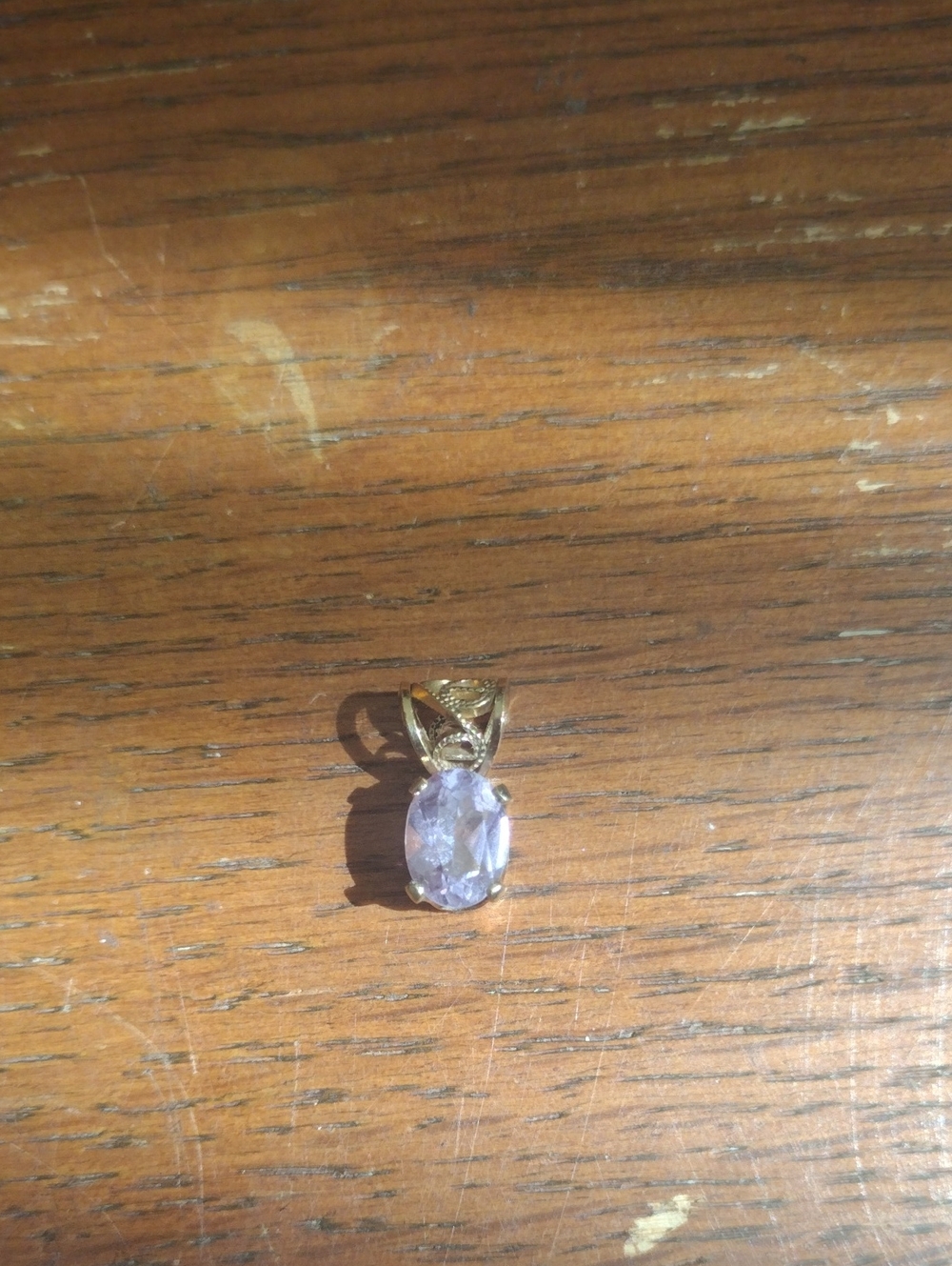 Genuine Amethyst Pendant